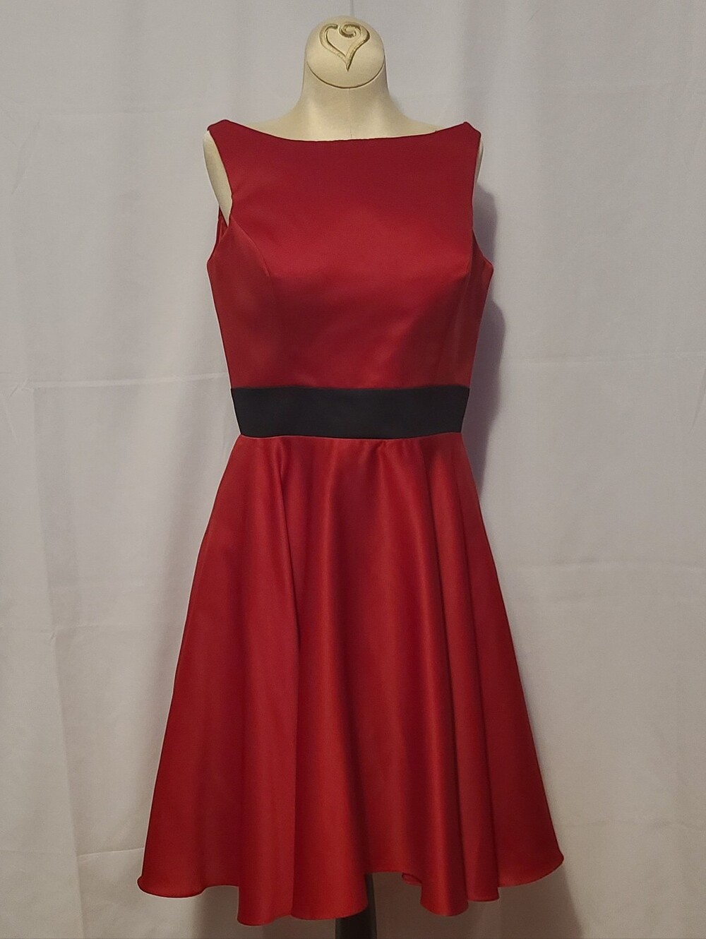 Forever Yours 50s Feel Red and Black Dress
